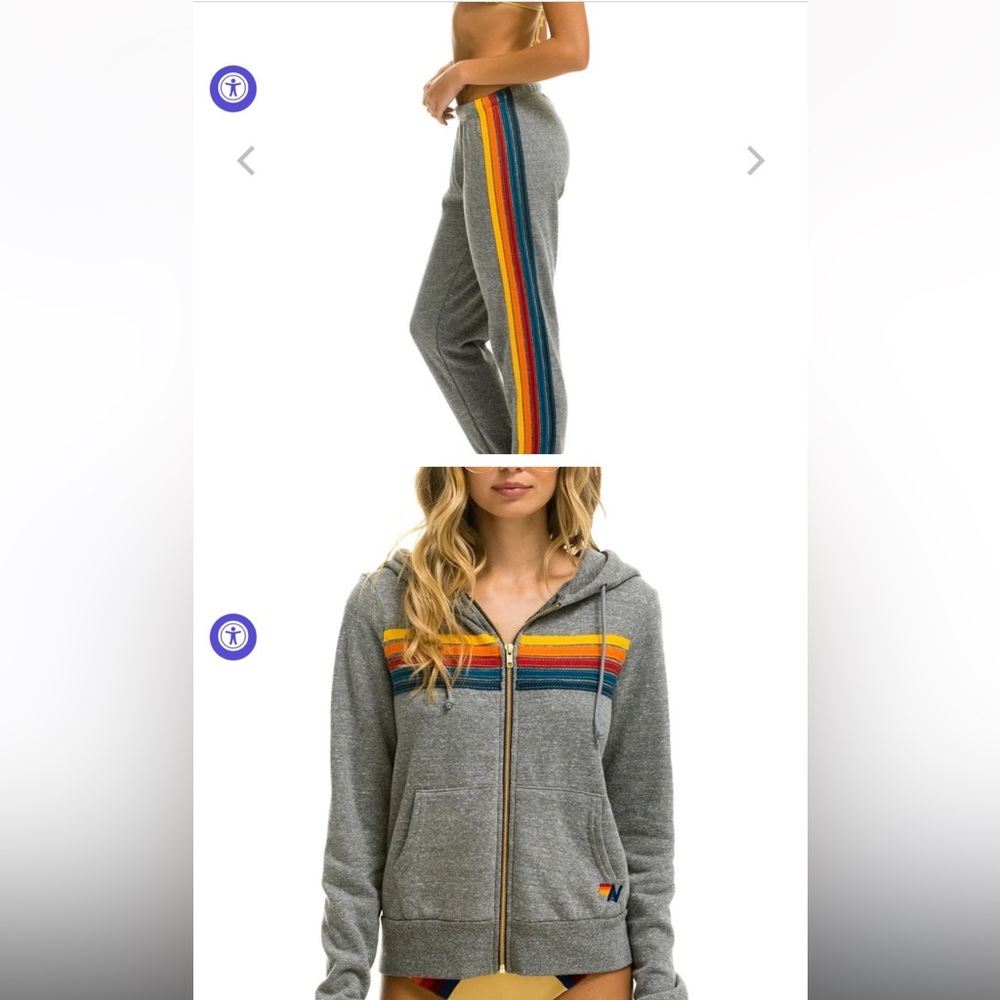 Never worn aviator nation sweatsuit.